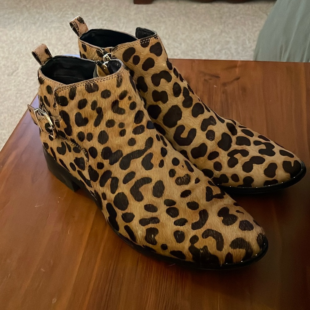 Leopard Print Booties - image 1